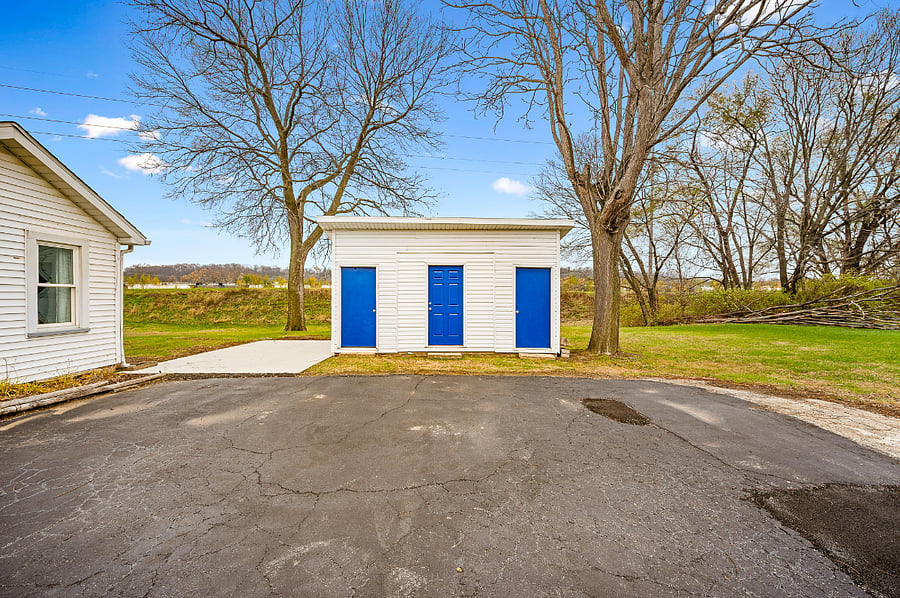 Storage units - each tenant has a non-climate controlled unit to store items.