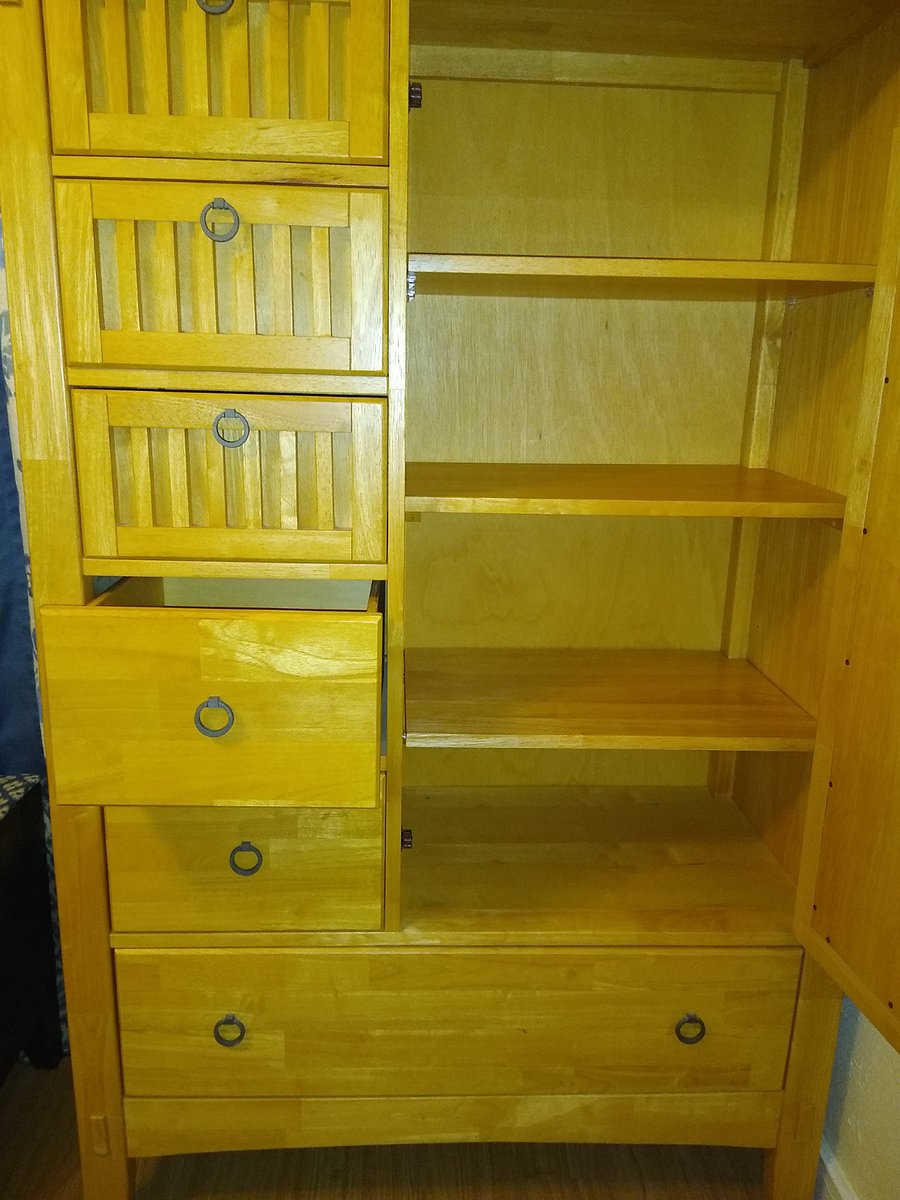 Lots of space for your clothes and personal items.
