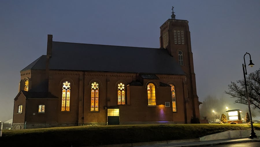 Several churches within blocks of the property.