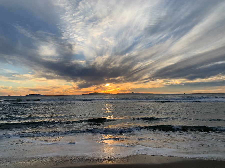Spectacular sunsets from the nearby beach!