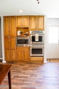 double oven, convection oven/microwave