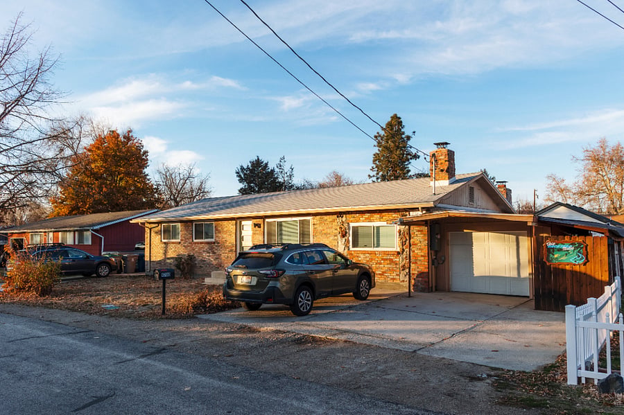 Main driveway is shared with the short term rental unit in the back