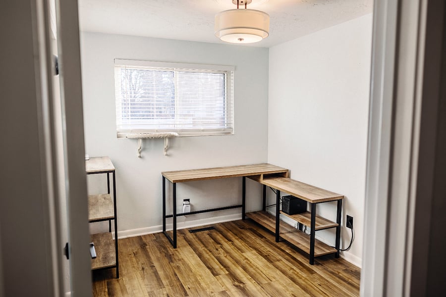 Room #3. It's currently an office, but it can be fully furnished.