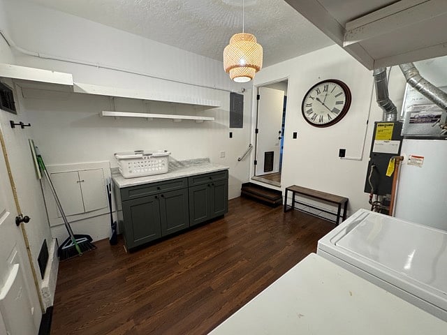 Laundry room off the kitchen.