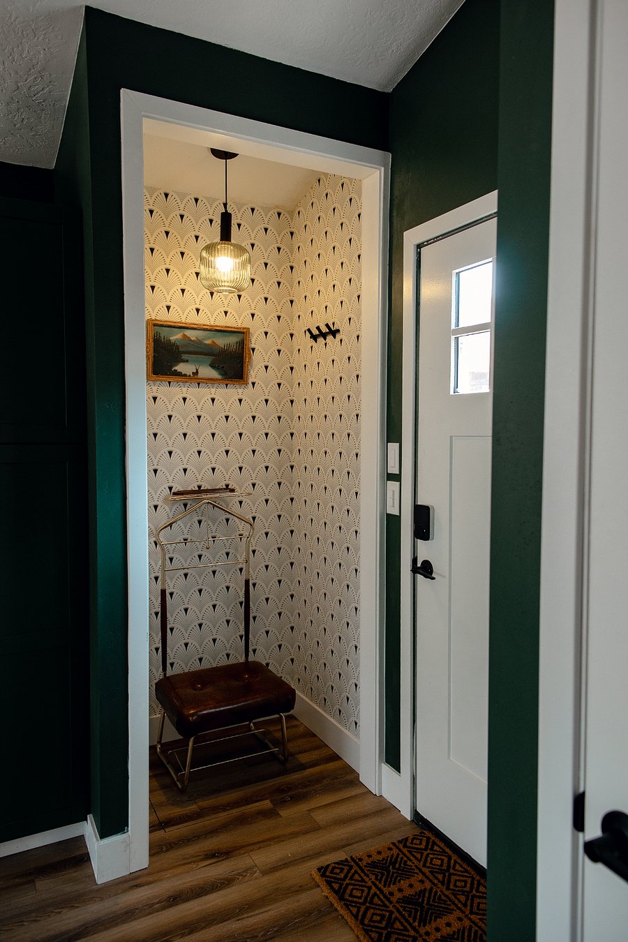The entryway. There is now a dresser here for clothing.