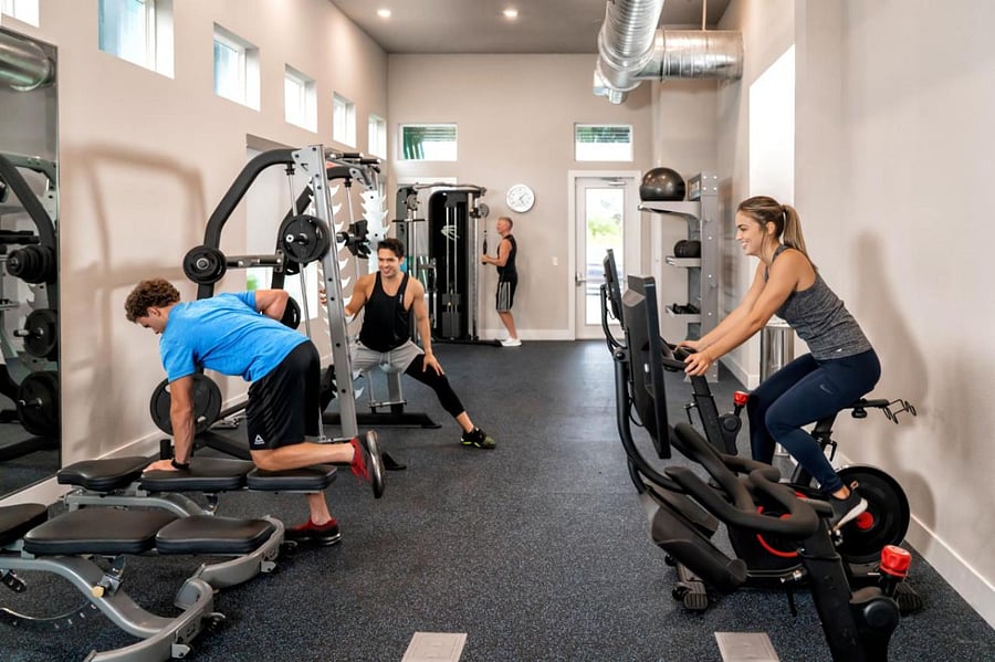 Gym in clubhouse