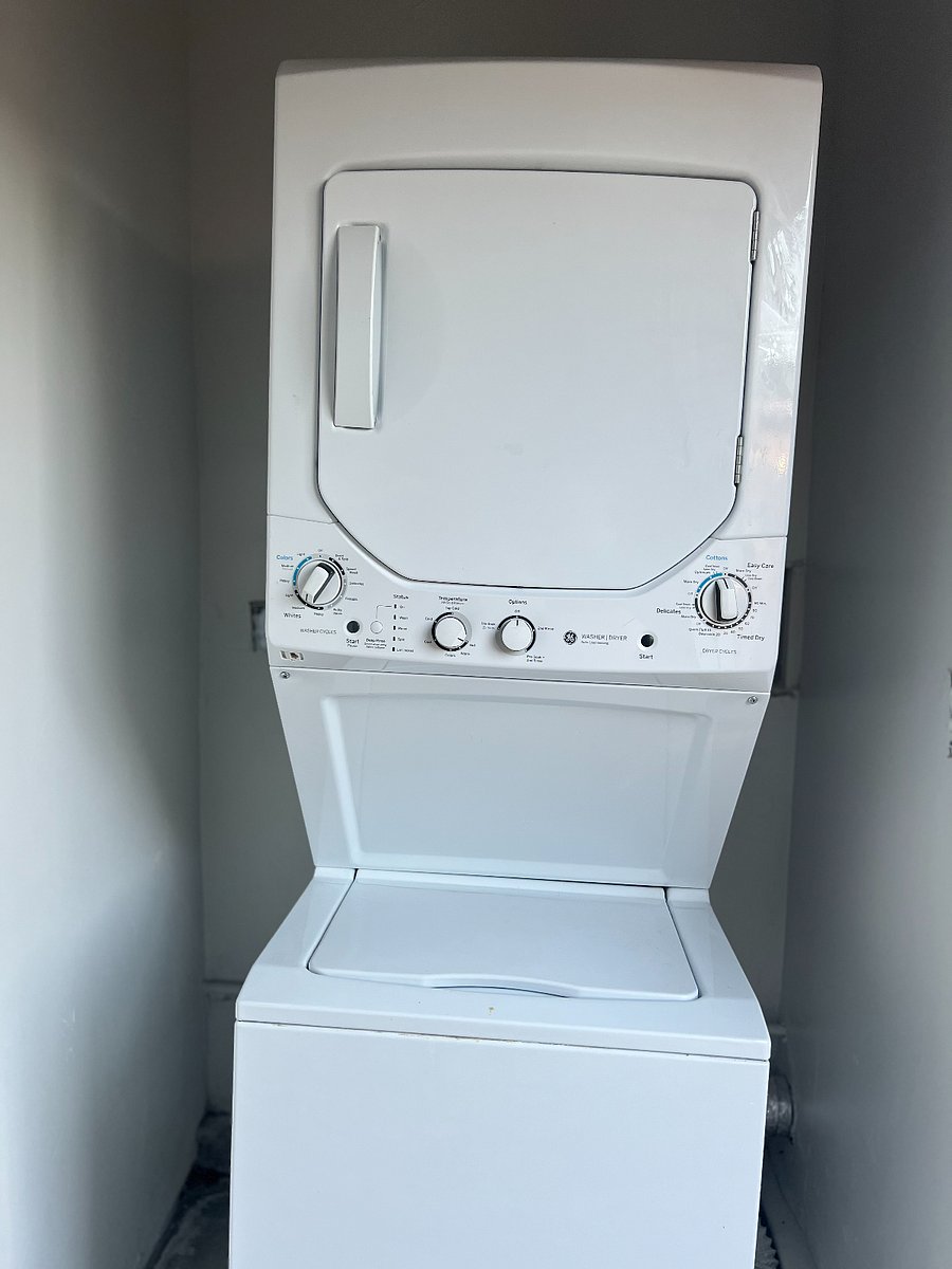 Personal laundry unit with storage space