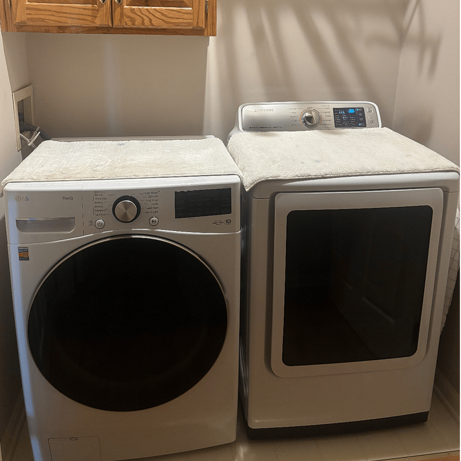 Washer & Dryer along with laundry soap are available. 