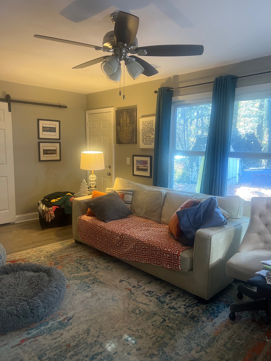 lower level office/tv room