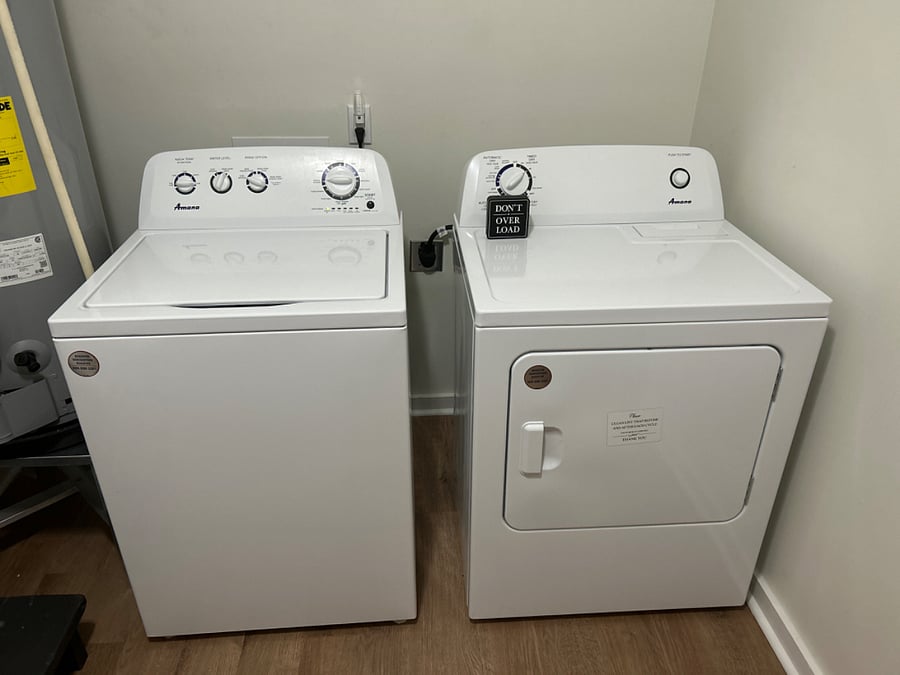 On-site shared laundry room. Code will be provided to access.