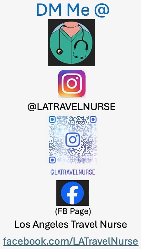 I also like to be helpful to travel nurses while they are in town with tips on fun social things to do. 

Follow me to stay informed on travel nursing community posts I do and rental room status.