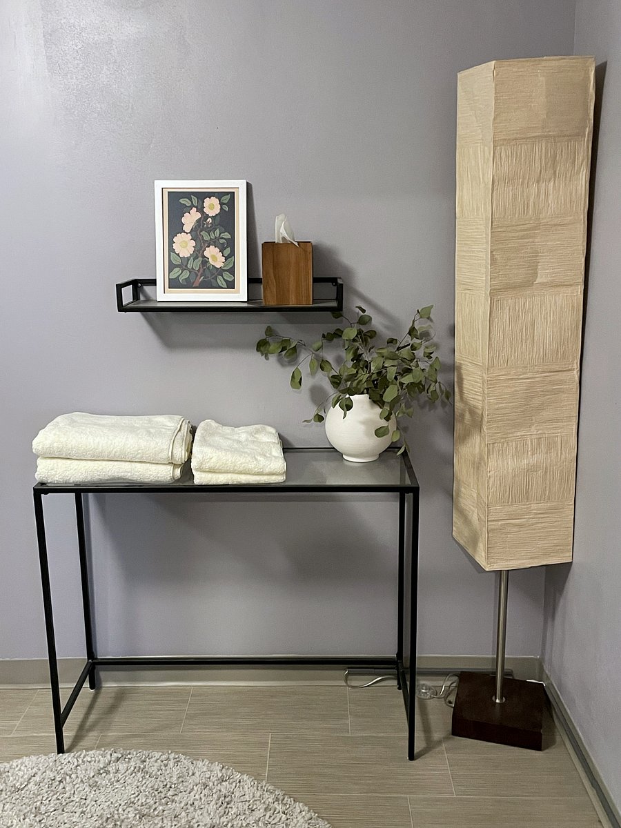 Basement bathroom entrance