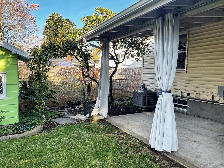 Exterior patio area