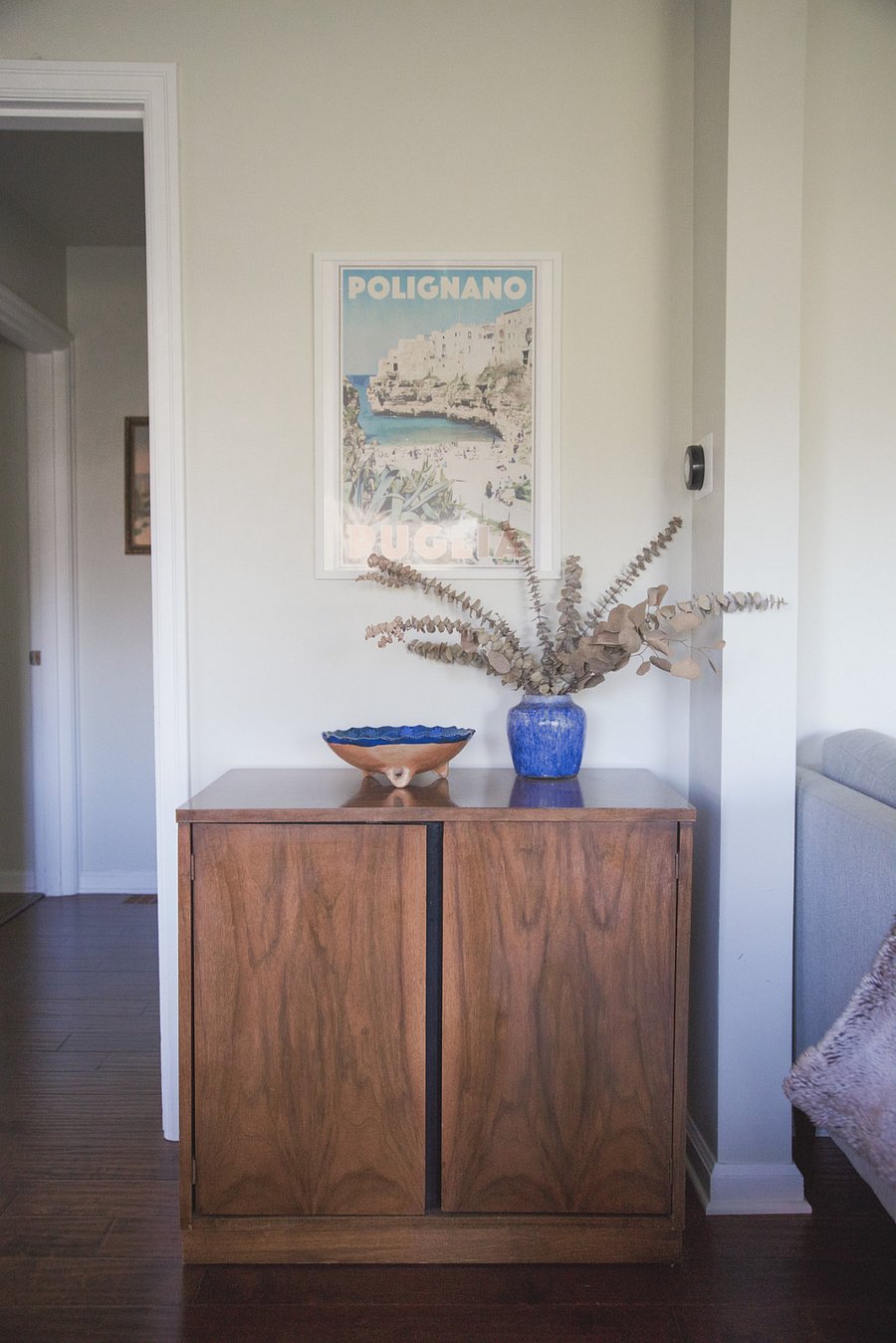 Additional storage in dining area