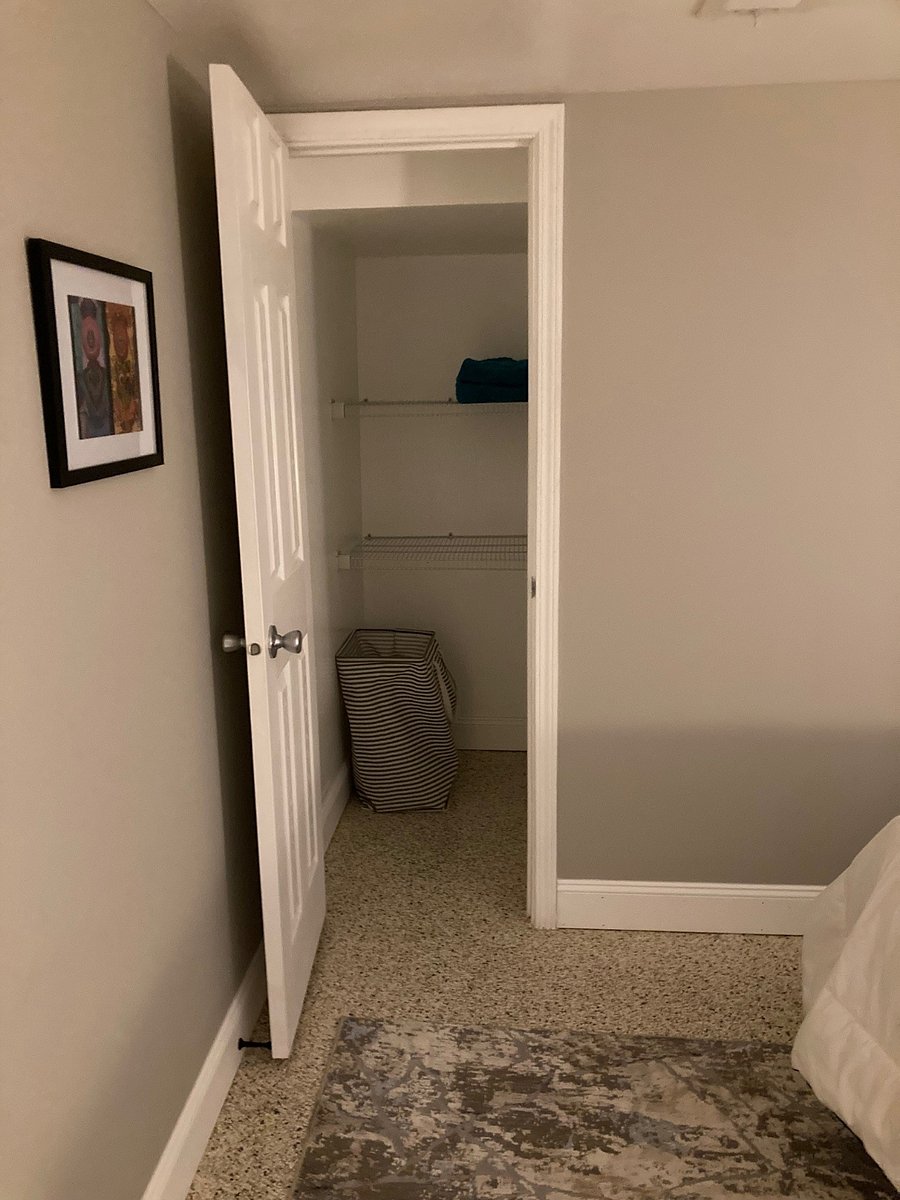 Bedroom closet.