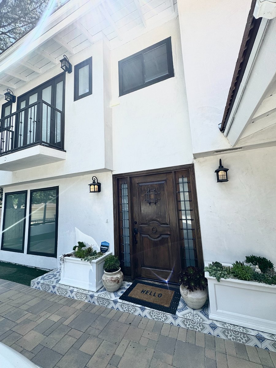 front of the house
