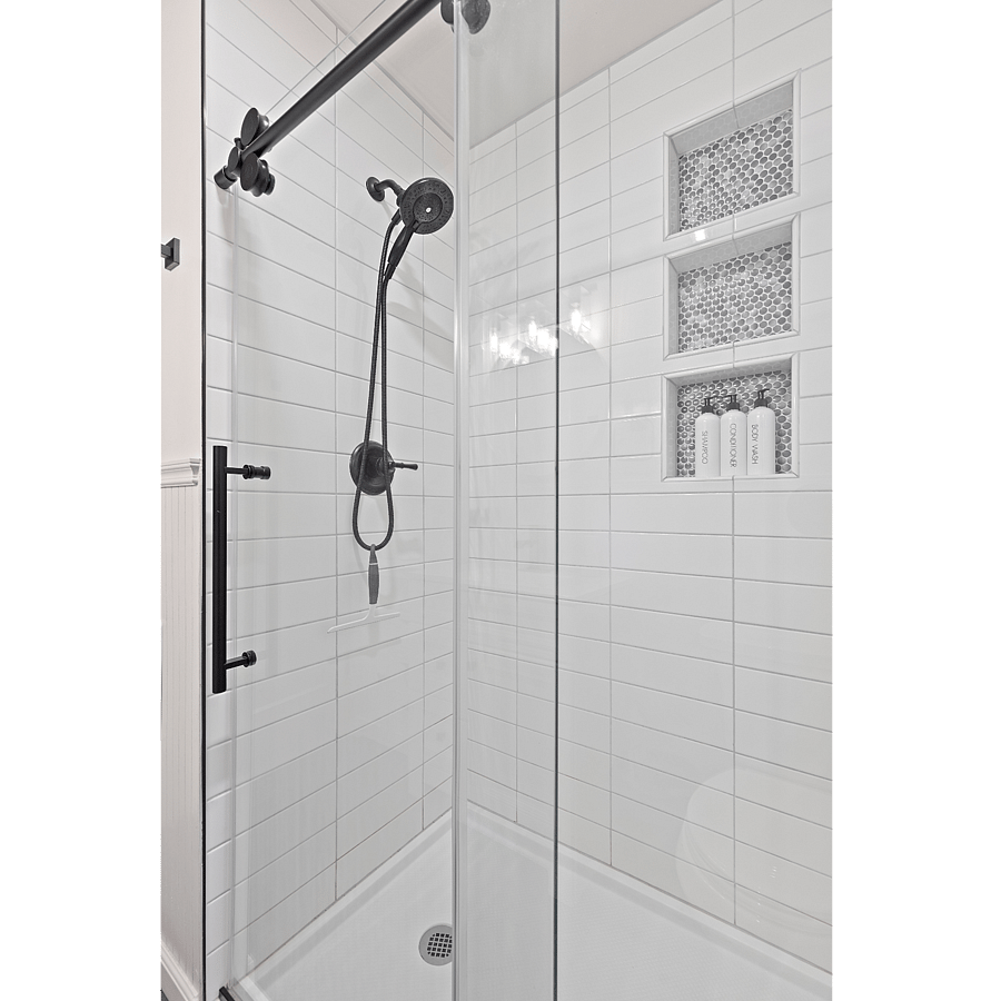 Large walk-in shower