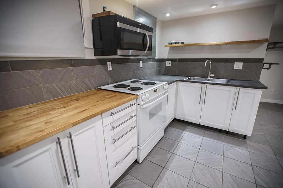 This is an older photo showing the area unfurnished.