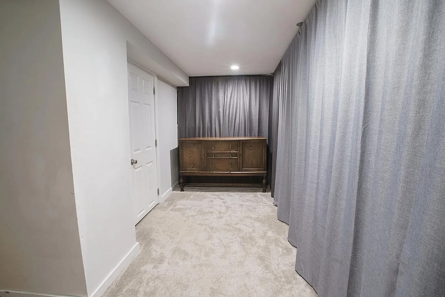 This is an older photo showing the area unfurnished.