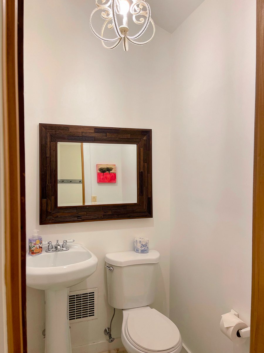 half bathroom off the ground floor
