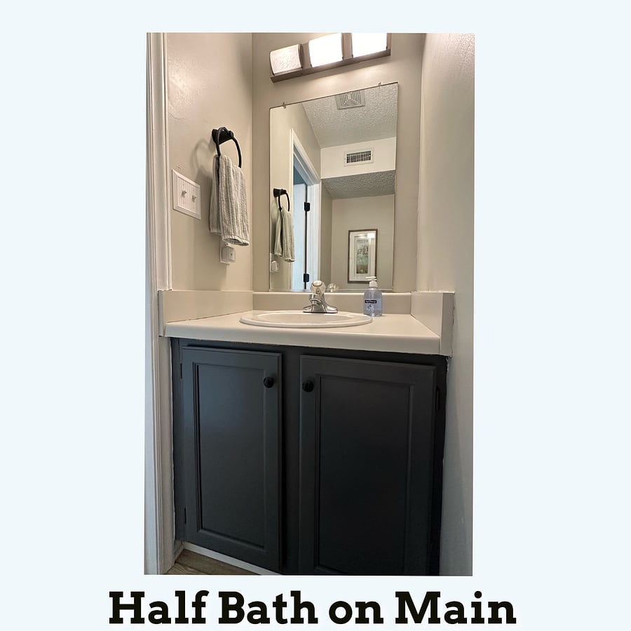 1/2 bath on main