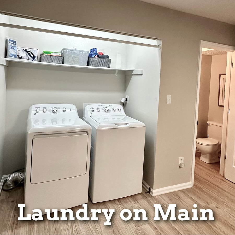 Full size washer & dryer