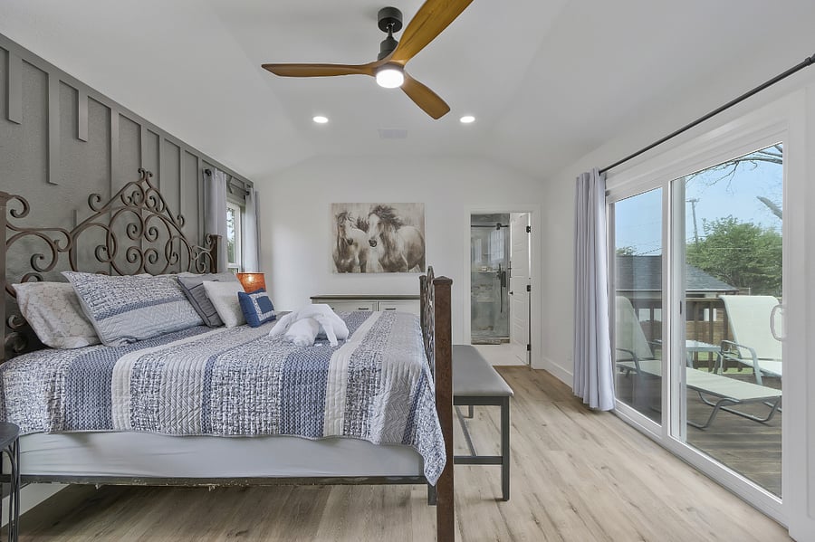 Master bedroom suite