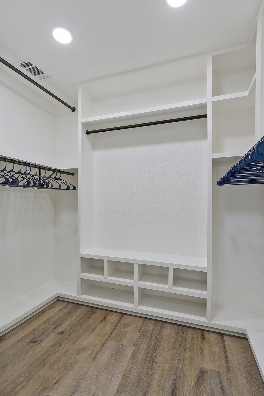 Master walk-in closet