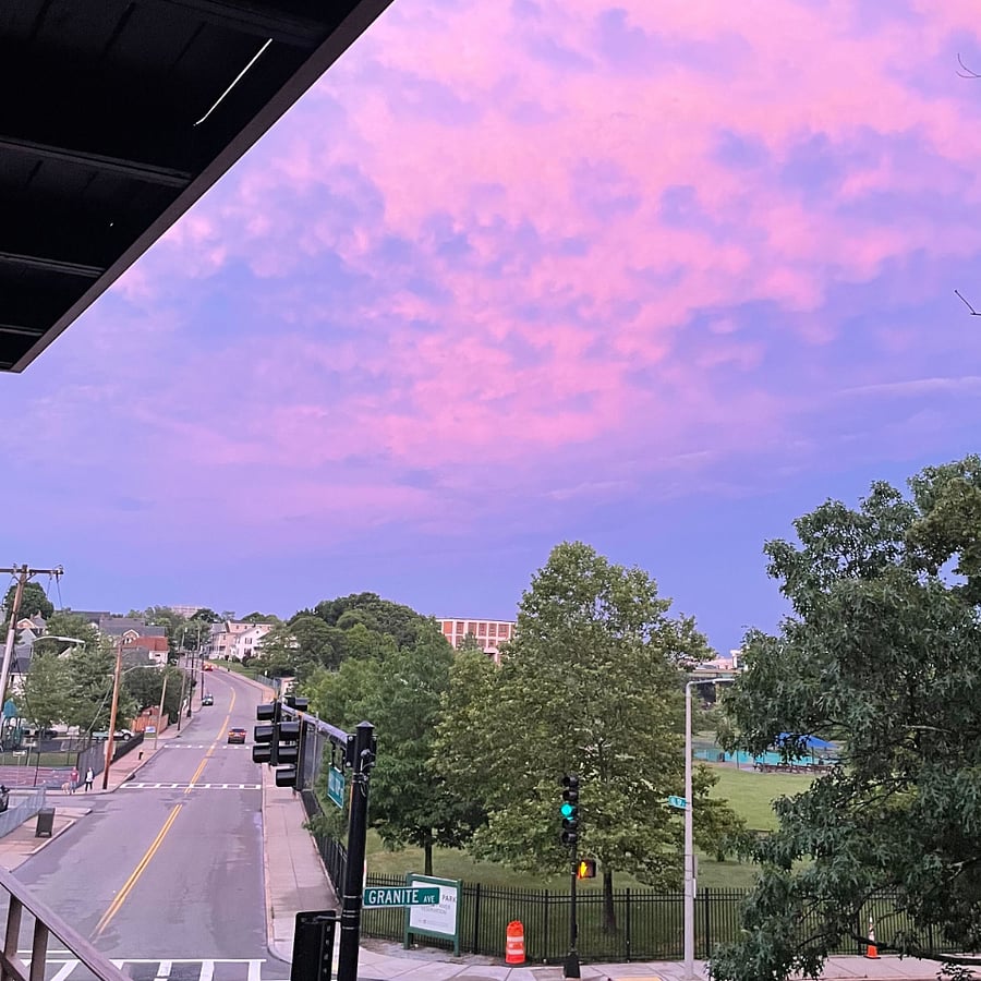 View from the balcony.