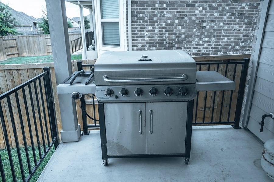 Back Patio with grill