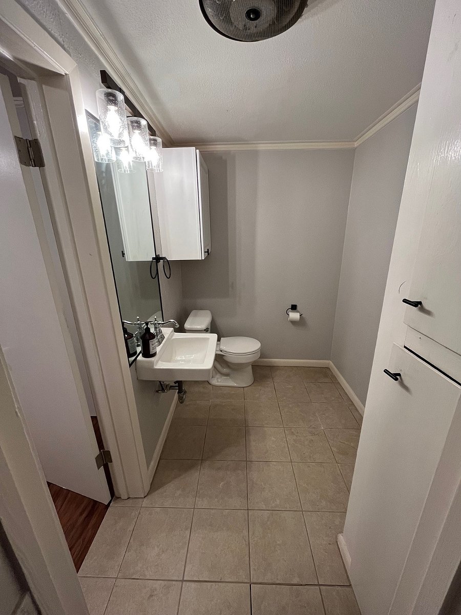 Half Bath - located off 3rd Bedroom