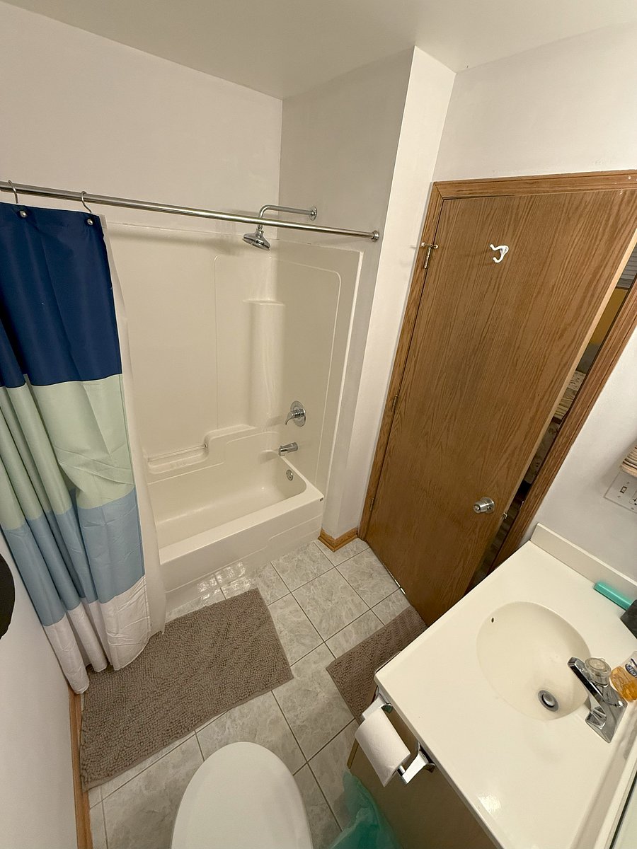 Master bathroom with tub