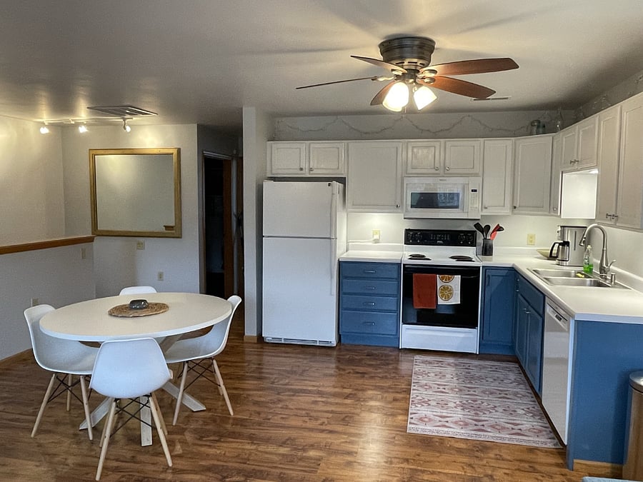 Kitchen plus Dining Table