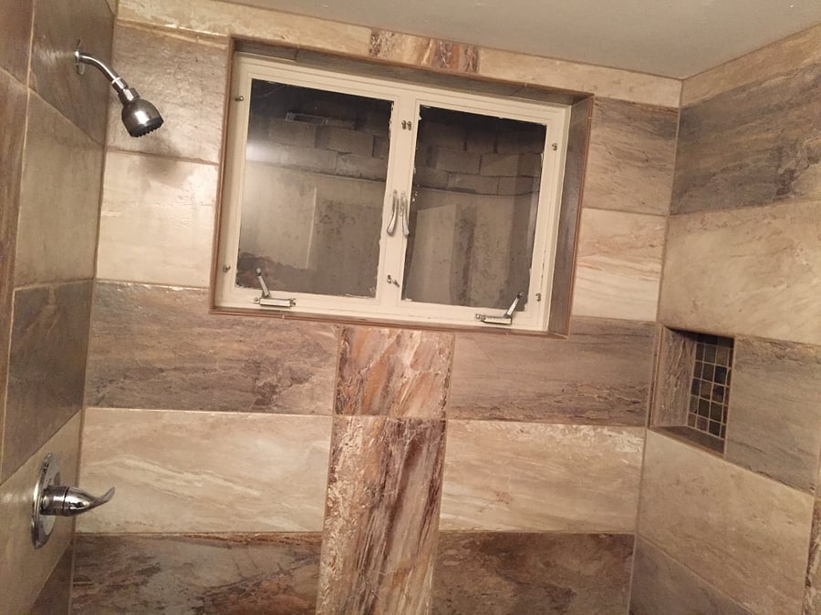 Private bathroom and shower