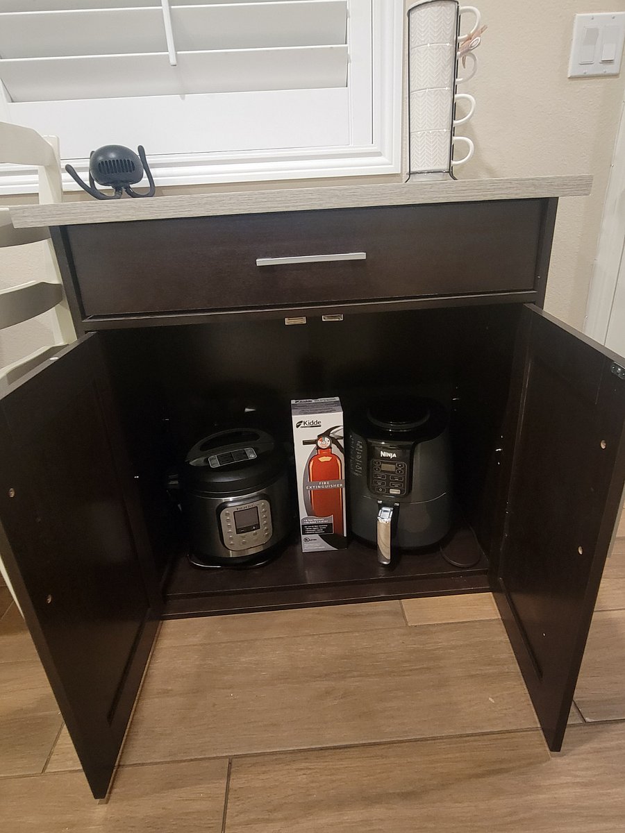 Insta pot and airfryer 
(Nespresso not pictured)