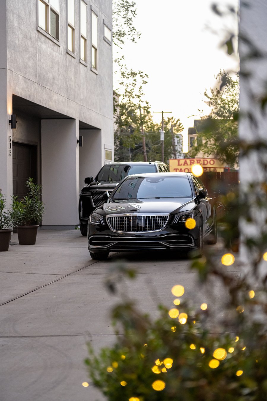 The finer things in life, parked.