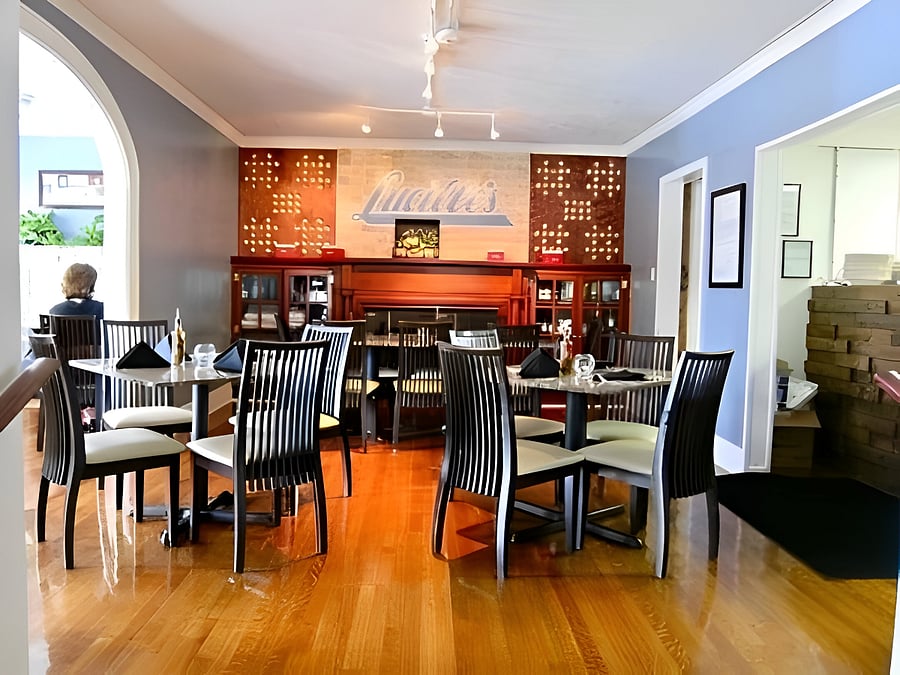 This restaurant offers a unique and colorful dining experience. Located a short (0.5 miles) from the house