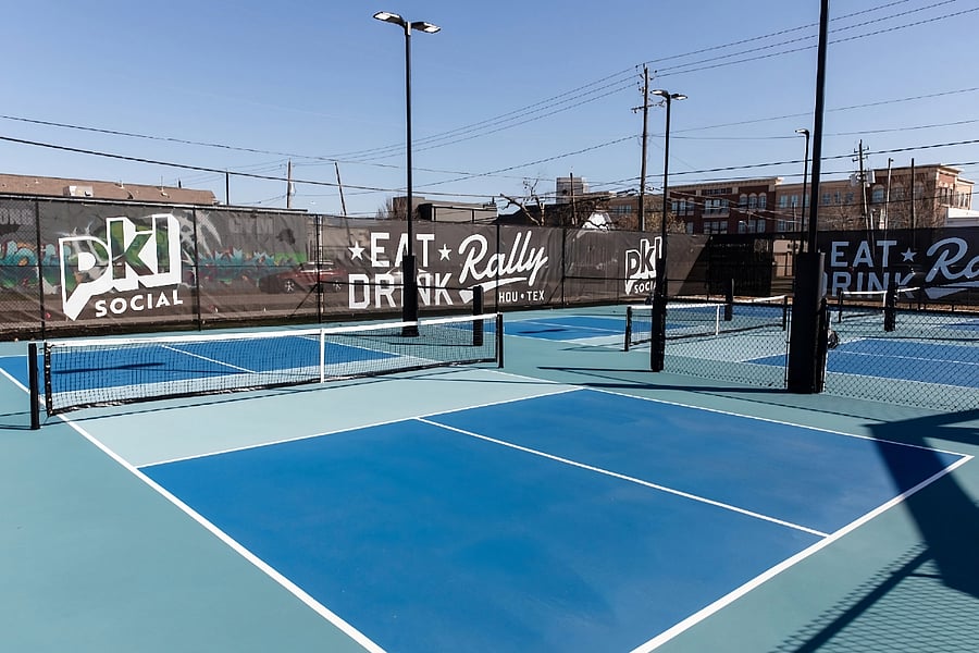Pickleball, anyone?  PKL Social is just a short (0.5 miles) from the house