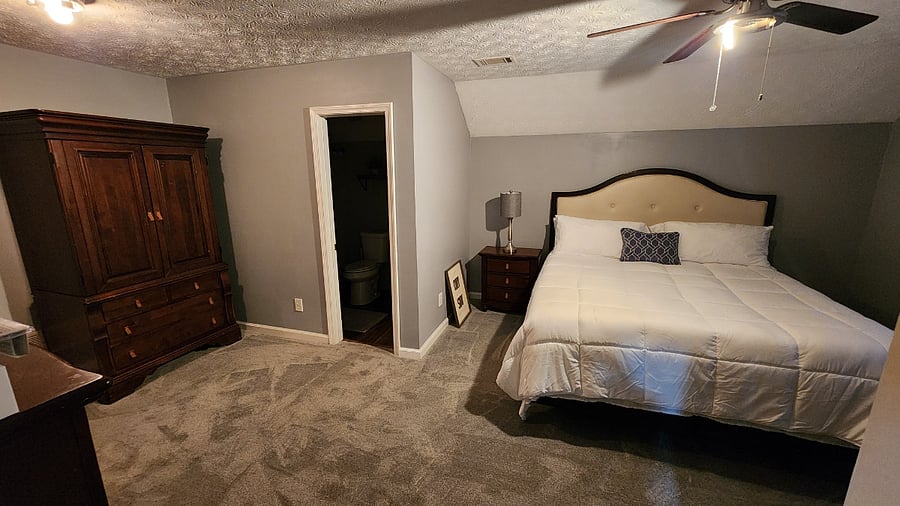 Bedroom with Comfy KING bed