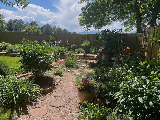 Path to garden gate