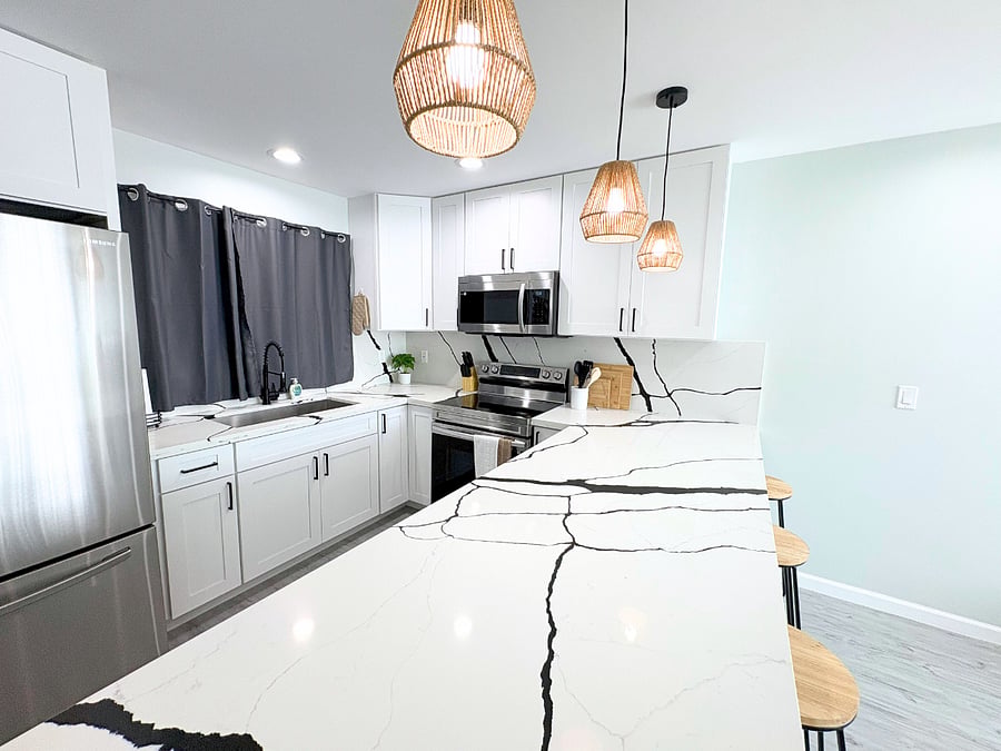 Quartz countertops