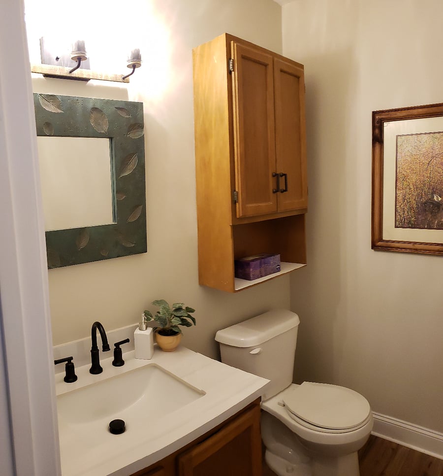 Half bath on first floor
