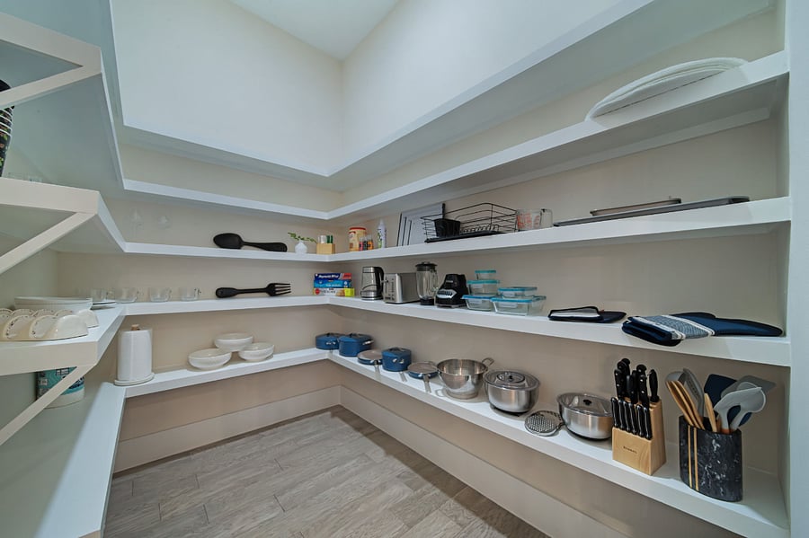 Fully stocked pantry