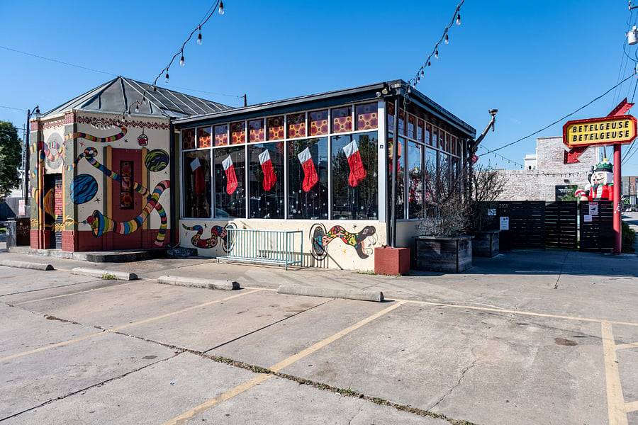 This colorful restaurant is a must-visit! It's a quick 6-minute walk (1.6) from the house