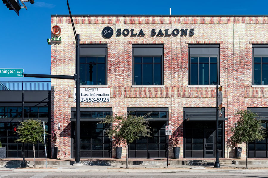 Book your next appointment at Sola Salons. It's a quick (1.6 miles) from the house