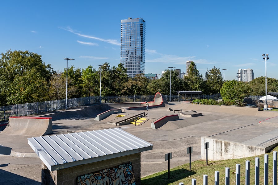 Skate the day away at this nearby skatepark. It's a quick (2 miles) from the house
