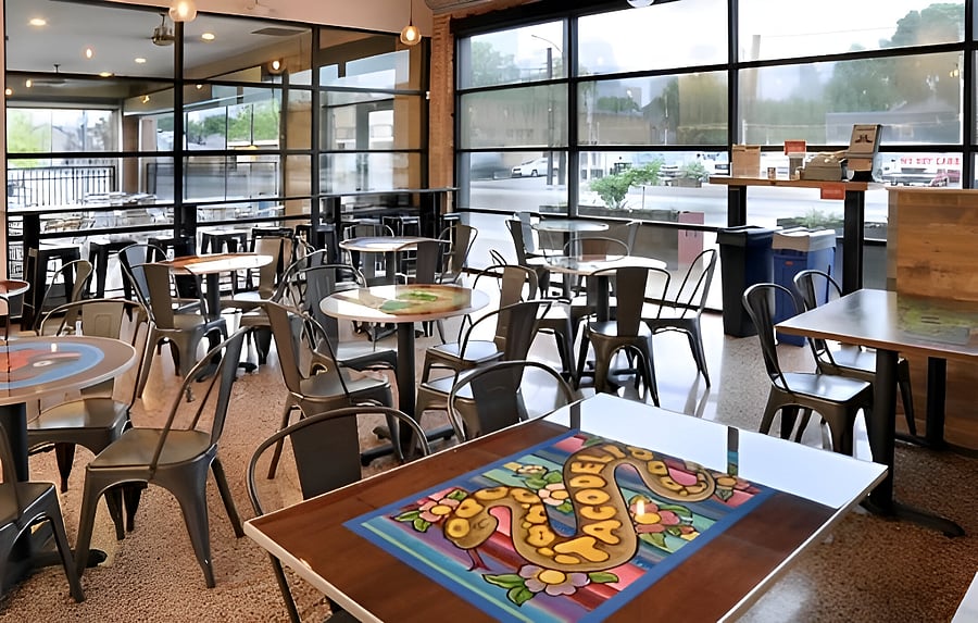 Tacodeli offers a variety of delicious tacos and other Mexican dishes. Located a short (1.6 miles) from the house