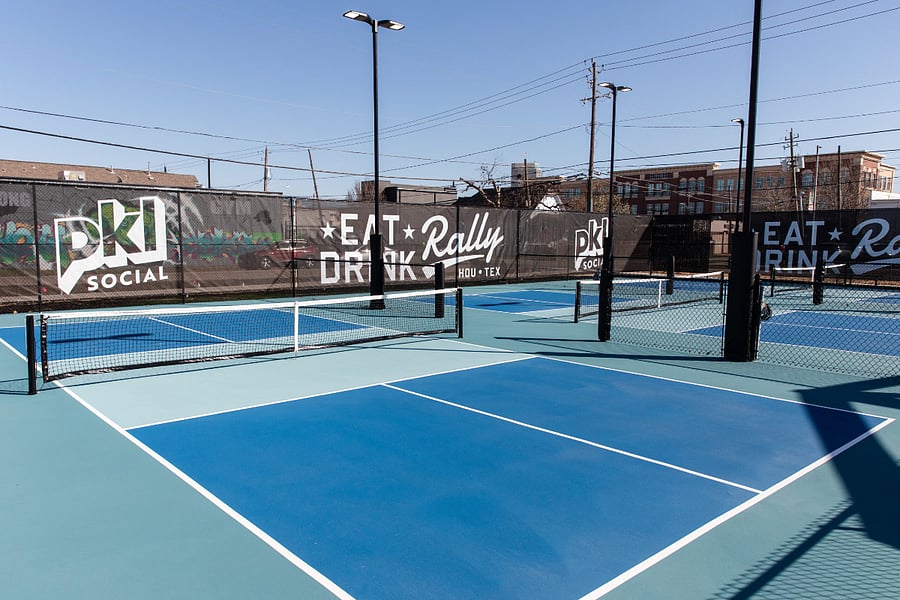 Pickleball, anyone?  PKL Social is just a short walk (0.5 miles) from the house