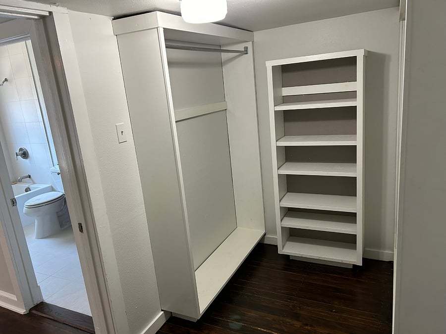 Large walk-in closet