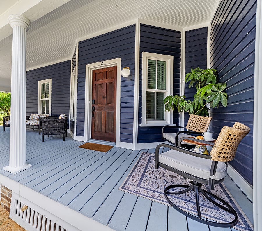 Front wrap-around porch